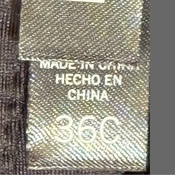 STEVE MADDEN Rhinestone Glam Corset BLACK Silky Soft SZ 36C - Picture 7 of 9